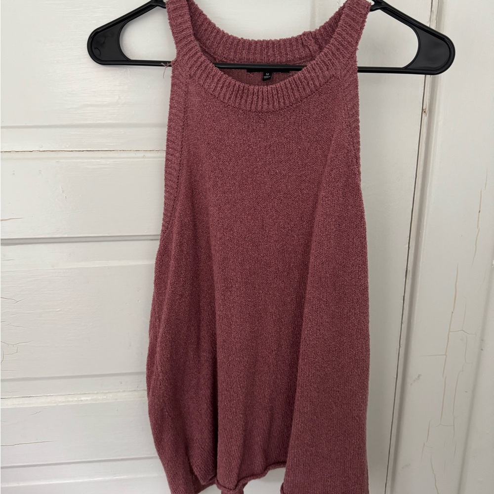 Staccato Mauve Sleeveless Tank Top